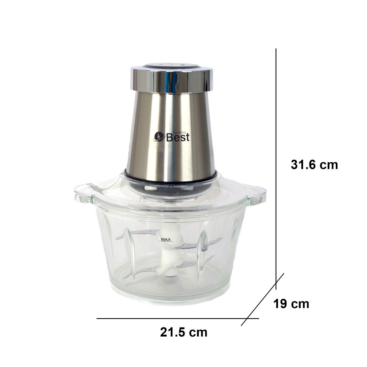 best glass chopper 2l 500w 2 speed control bgc 001 3