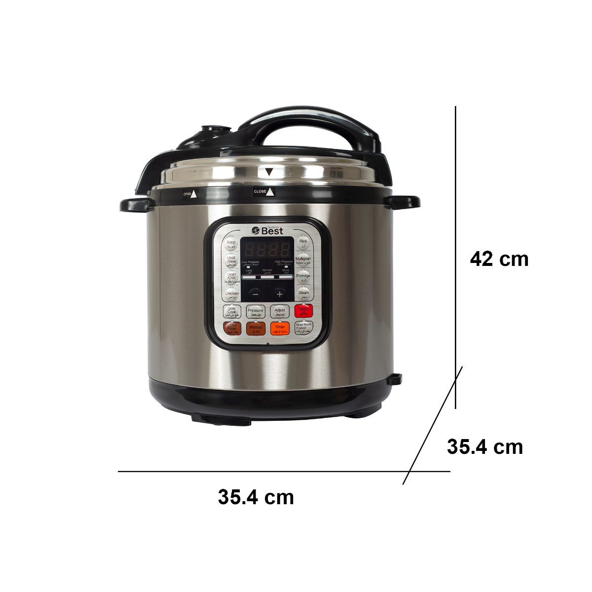 techno_best_pressure_cooker_8-liter_1200w_12_smart_cooking_programs._electronic_touch_panel_-_silver_-_bpc-008_.png techno best pressure cooker 8 liter 1200w 12 smart cooking programs. electronic touch panel silver bpc 008